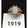 Image 1 : 14K OPAL GOLD RING - SZ 6