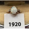 Image 1 : 10K OPAL GOLD RING - SZ 3.5