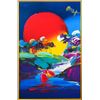 Image 2 : Peter Max- Original Mixed Media "Without Borders"