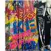 Image 2 : Mr. Brainwash, "Einstein" Framed Original Mixed Media, Hand Signed with Certificate of Authenticity.