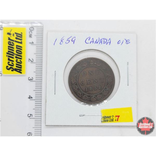 Canada Large Cent 1859