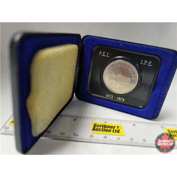 Canada Dollar PEI 1873-1973 in Blue Case