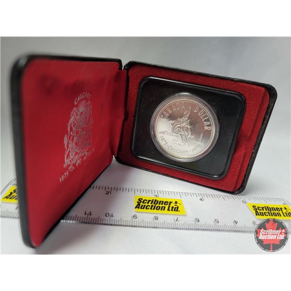 Canada Dollar Calgary 1875-1975 in Black Case