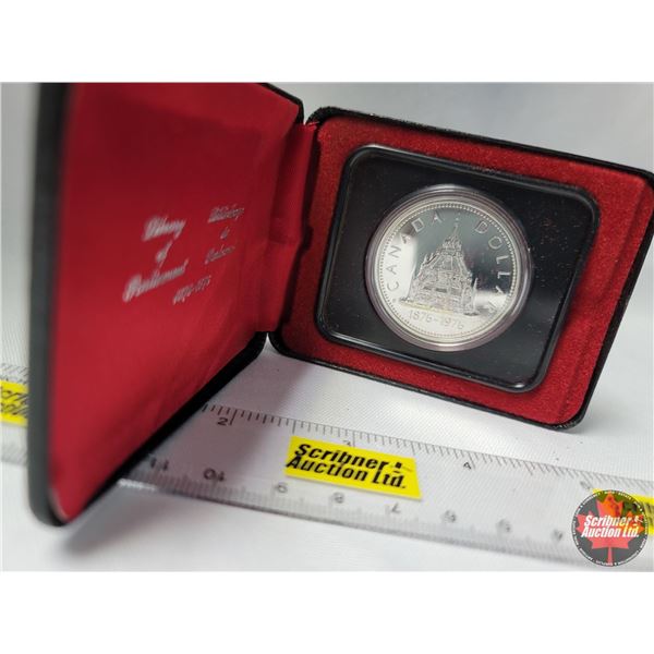 Canada Dollar Library of Parliament 1876-1976 in Black Case