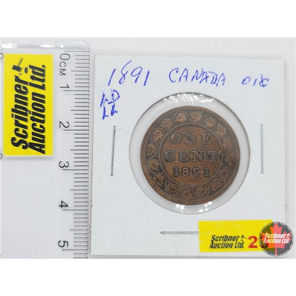 Canada Large Cent 1891