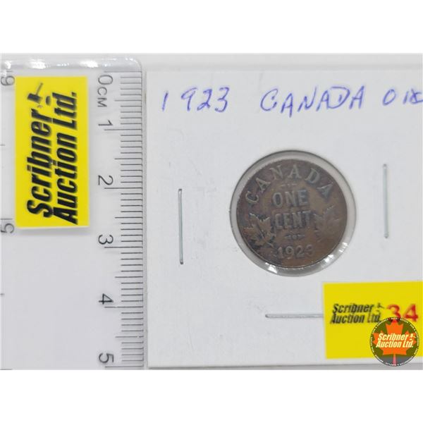 Canada Large Cent 1923