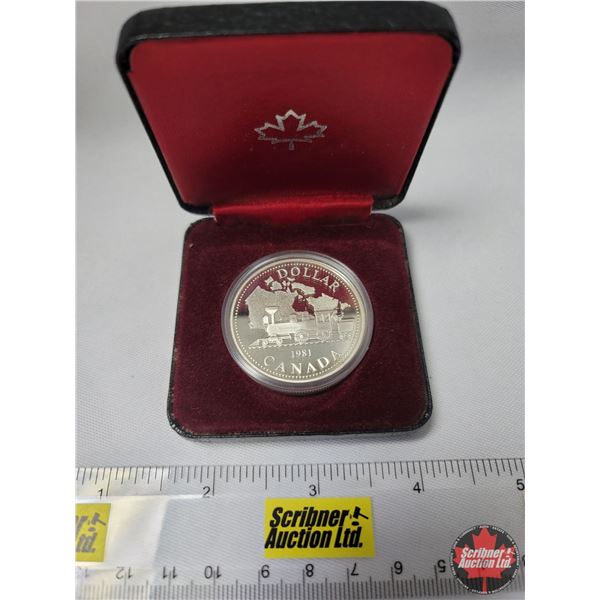 Canada Dollar 1981 in Black Case
