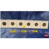 Image 1 : Canada One Cent - Strip of 6: 1943; 1944; 1945; 1946; 1947; 1947ML