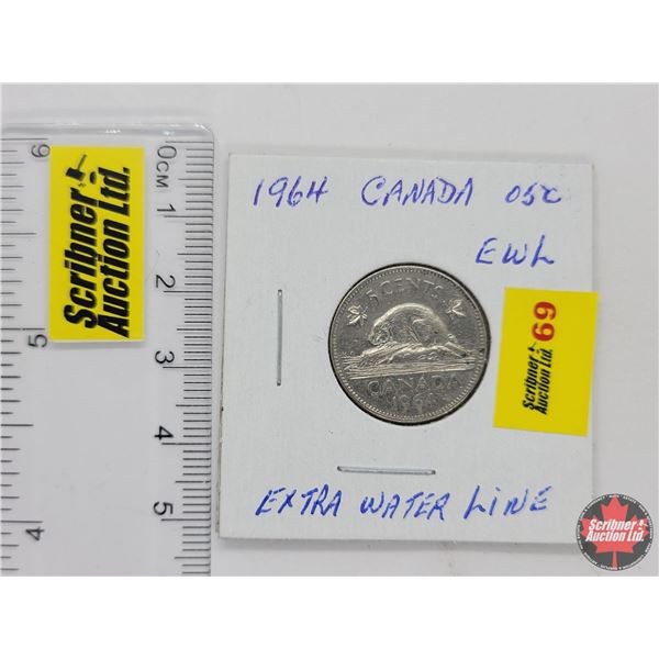 Canada Five Cent 1964 XWL
