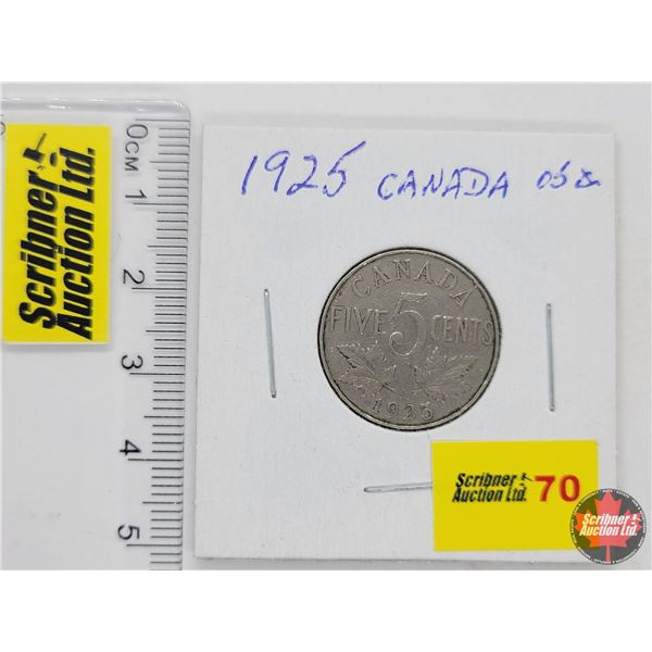 Canada Five Cent 1925