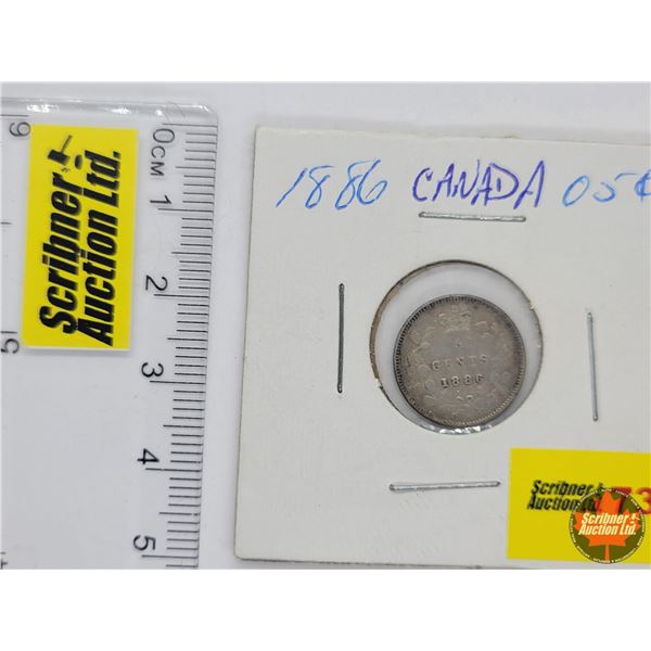 Canada Five Cent 1886