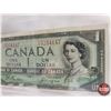 Image 2 : Canada Bills (3): 1954DF $1; 1867-1967 $1; 1954 $2 (See Pics for Serial Numbers & Signatures)