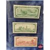 Image 5 : Canada Bills (3): 1954DF $1; 1867-1967 $1; 1954 $2 (See Pics for Serial Numbers & Signatures)