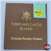 Image 1 : RCM Turks and Caicos Islands Victoria Twenty Crowns 1976