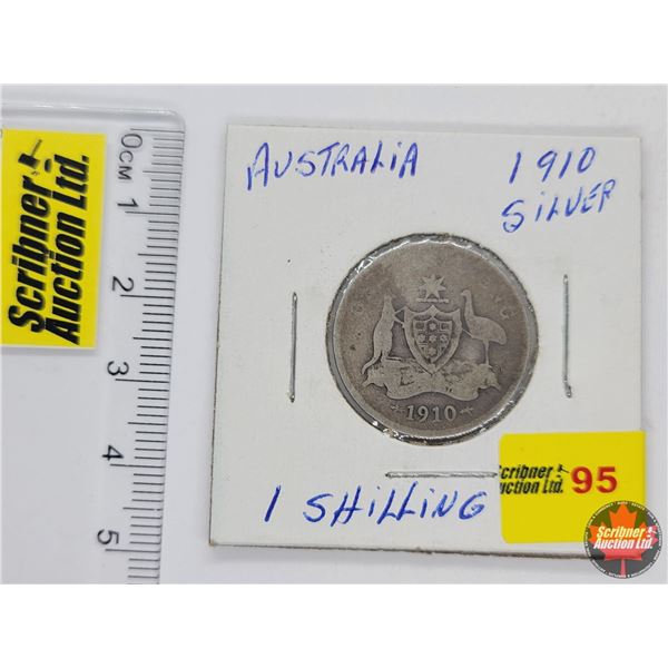 Australia Silver Shilling 1910