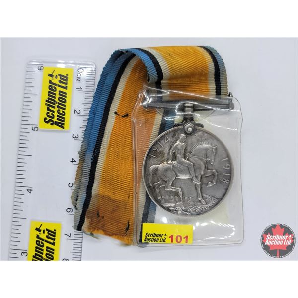 1914 - 1918 Great Britain - War Medal King George V (#339179 DVR. A.J.F. RAE. C.F.A.)