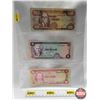 Image 1 : Jamaica Bills (3) $20; $1; 50¢ (See Pics for Serial Numbers, Signatures & Dates)