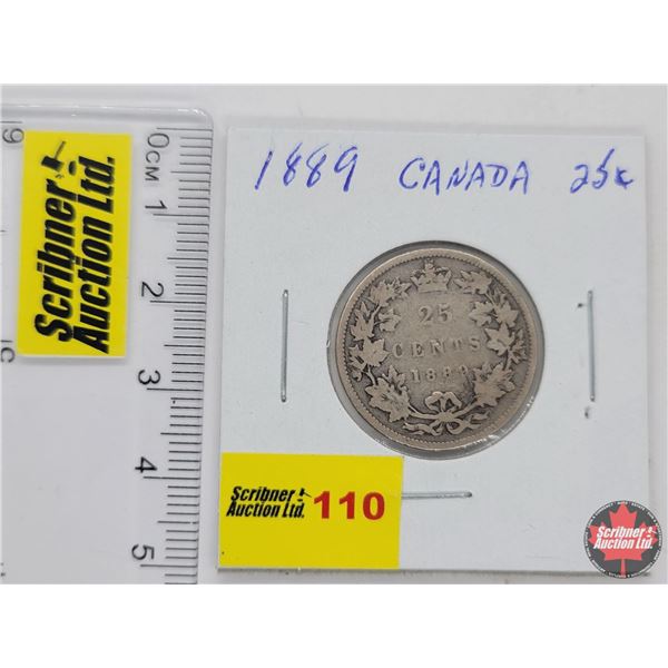 Canada Twenty Five Cent 1889