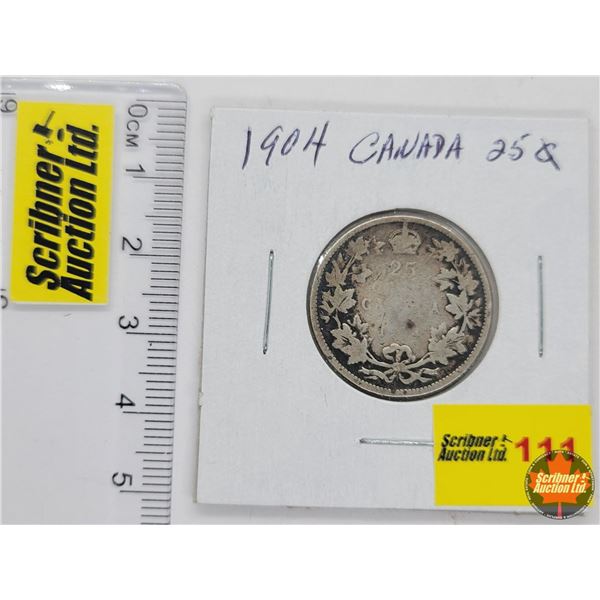 Canada Twenty Five Cent 1904