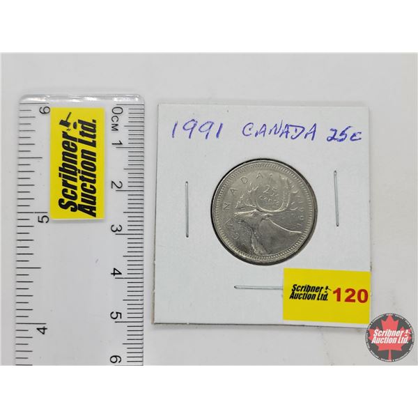 Canada Twenty Five Cent 1991