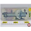 Image 1 : Canada $5 Bill 1986 Replacement (FNX0880892) (See Pics for Serial Numbers & Signatures)