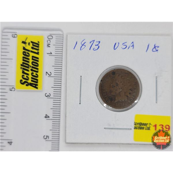 USA One Cent 1873