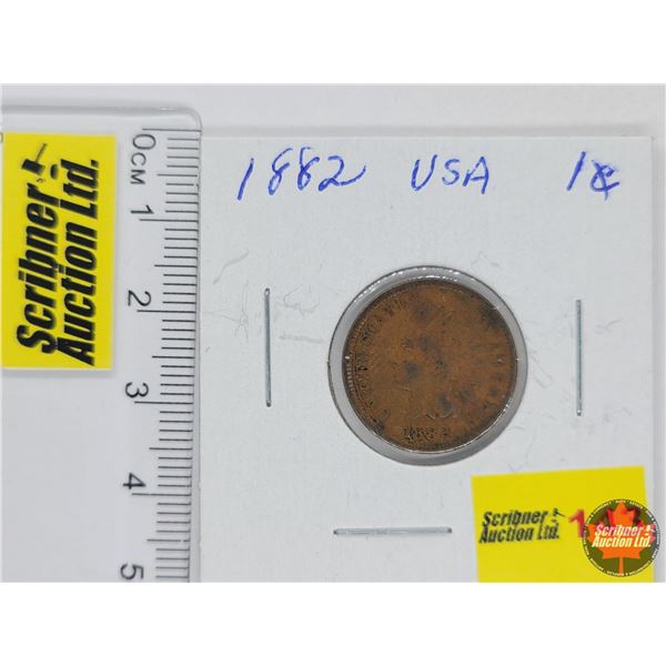USA One Cent 1882