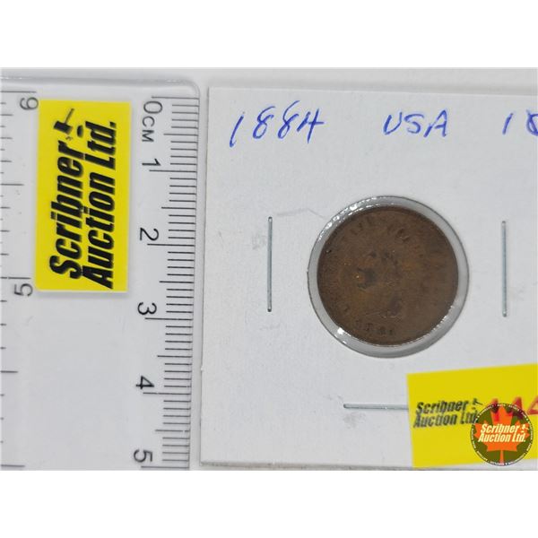 USA One Cent 1884