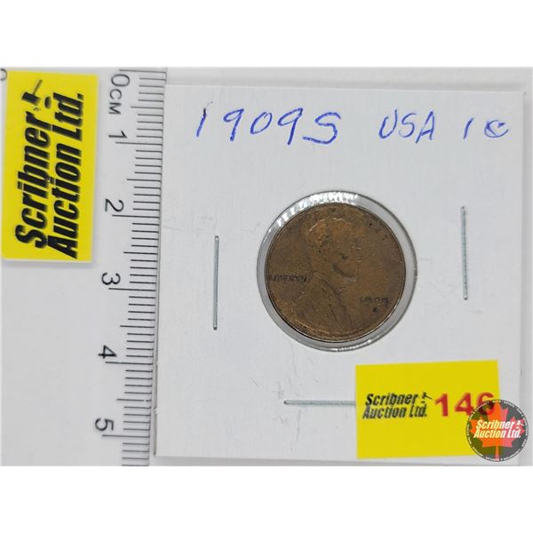 USA One Cent 1909S