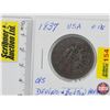 Image 1 : USA 1837 One Cent (Struck: "Devins & Bolton Montreal")