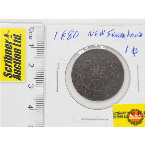 Newfoundland One Cent 1880