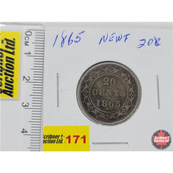 Newfoundland Twenty Cent 1865