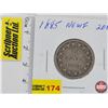Image 1 : Newfoundland Twenty Cent 1885