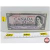 Image 1 : Canada $10 Bill 1954* Replacement (*BD2008332) Beattie/Rasminsky (See Pics for Serial Numbers & Sign