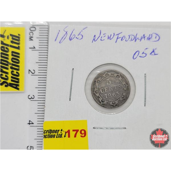 Newfoundland Five Cent 1865