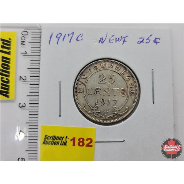 Newfoundland Twenty Five Cent 1917C