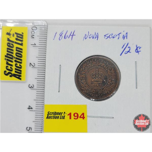 Nova Scotia Half Cent 1864