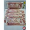 Image 1 : Canada $2 Bills 1974 (7 Sequential) : (AGW4927236-242) (See Pics for Serial Numbers & Signatures)