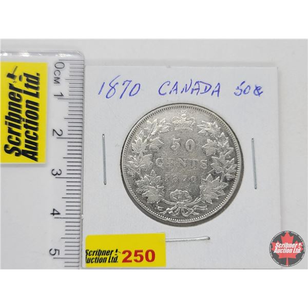 Canada Fifty Cent 1870