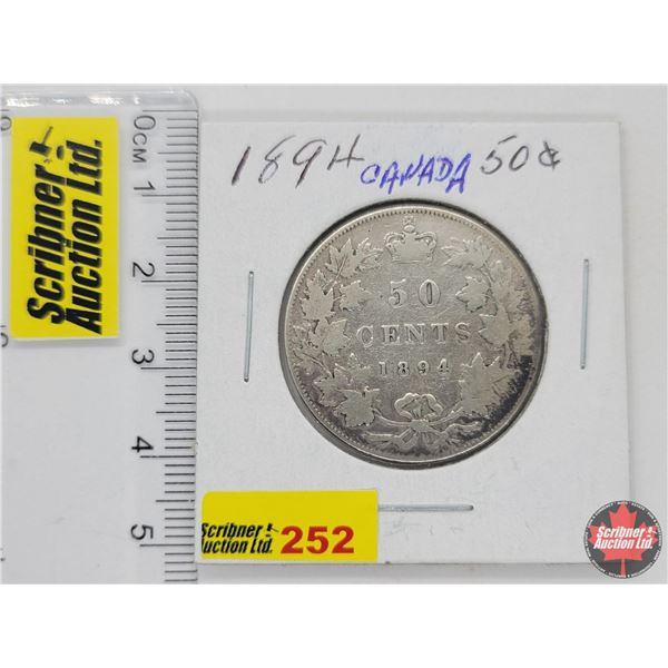 Canada Fifty Cent 1894