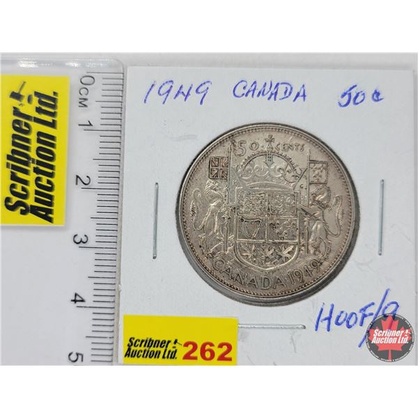 Canada Fifty Cent 1949 Hoof/9
