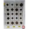 Image 1 : Old Foreign Coins - Sheet of 20 (1792 - 1957) (See Pics for Dates / Types)
