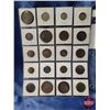 Image 2 : Old Foreign Coins - Sheet of 20 (1792 - 1957) (See Pics for Dates / Types)