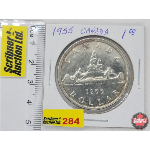 Canada Silver Dollar 1955