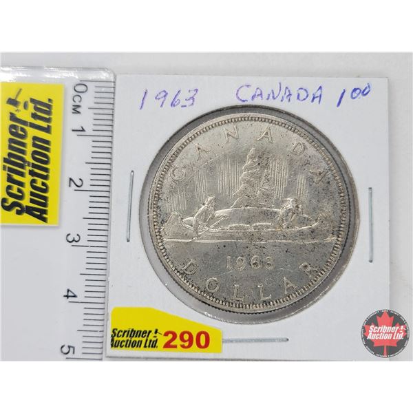 Canada Silver Dollar 1963