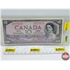 Image 1 : Canada $10 Bill 1954DF "Devil's Face" (S/N#DD3175215) Coyne/Towers (See Pics for Serial Numbers & Si