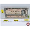 Image 1 : Canada $50 Bill 1954Df "Devil's Face" (S/N#AH0560102) Coyne/Towers (See Pics for Serial Numbers & Si