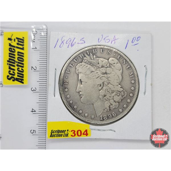 USA Morgan Dollar 1896S