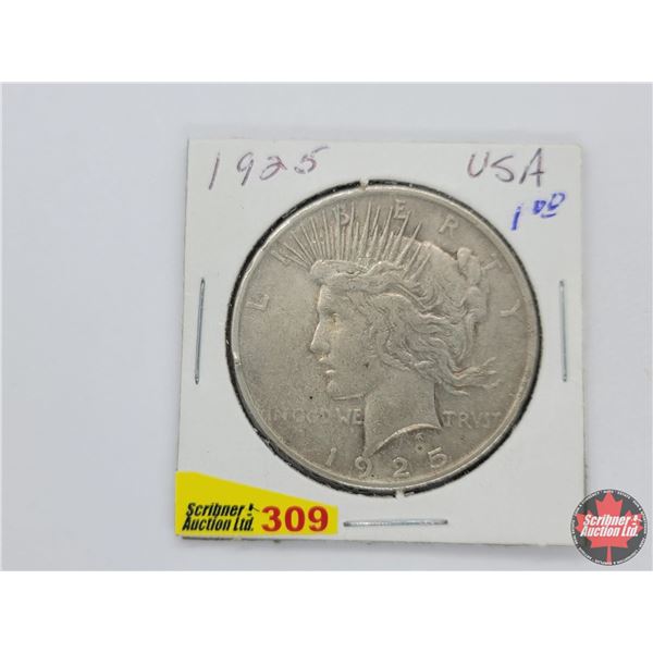 USA Peace Dollar 1925