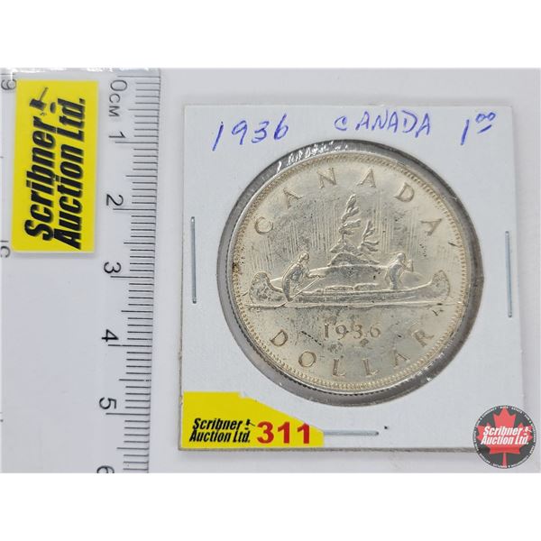 Canada Silver Dollar 1936